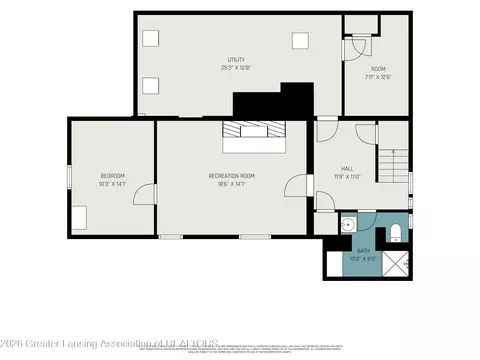 Floorplan - 405 Everett Dr, Lansing, MI 48915 photo 3 of 4