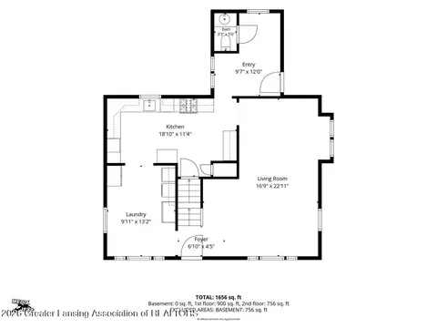 Floorplan - 2016 S Aurelius Rd, Mason, MI 48854 photo 5 of 7