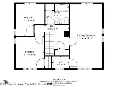 Floorplan - 2016 S Aurelius Rd, Mason, MI 48854 photo 2 of 7