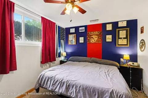 Bedroom - 210 Devon Hill Dr, Mason, MI 48854 photo 3 of 4