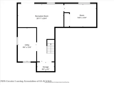 Floorplan - 1829 Crest St, Haslett, MI 48840 photo 2 of 4