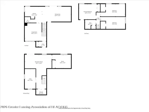 Floorplan - 1829 Crest St, Haslett, MI 48840 photo 4 of 4