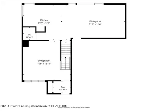 Floorplan - 1829 Crest St, Haslett, MI 48840 photo 3 of 4