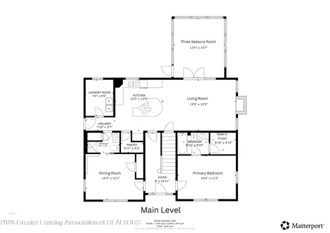 Floorplan - 10490 W Clark Rd, Eagle, MI 48822 photo 1 of 2