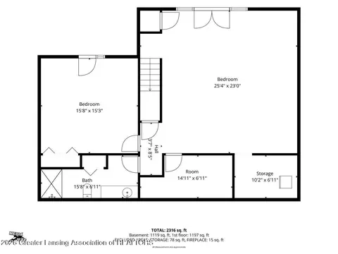 Floorplan - 8350 Spring Rd, Stanton, MI 48888 photo 1 of 3