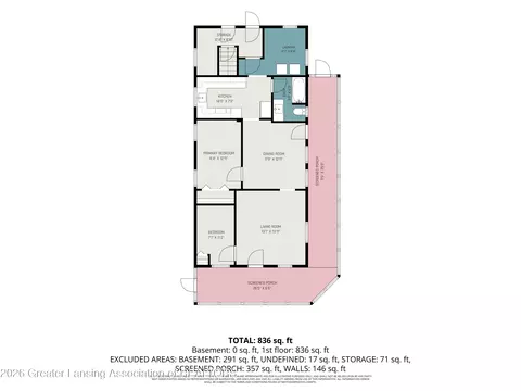 Floorplan - 309 Burgess St, Lyons, MI 48851 photo 1 of 2