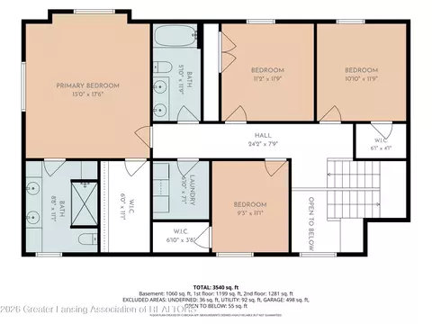 Floorplan - 14250 Clairmont Dr, Bath, MI 48808 photo 2 of 4