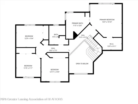 Floorplan - 2610 S Edgar Rd, Mason, MI 48854 photo 1 of 3