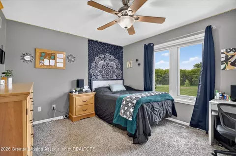 Bedroom - 2610 S Edgar Rd, Mason, MI 48854 photo 4 of 9