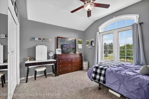 Bedroom - 2610 S Edgar Rd, Mason, MI 48854 photo 8 of 9