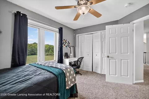 Bedroom - 2610 S Edgar Rd, Mason, MI 48854 photo 5 of 9