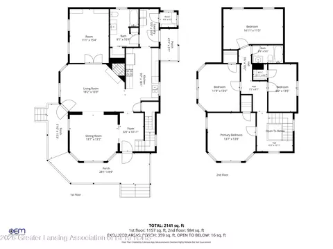 Floorplan - 105 E Columbia Rd, Mason, MI 48854 photo 2 of 3