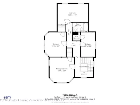 Floorplan - 105 E Columbia Rd, Mason, MI 48854 photo 1 of 3