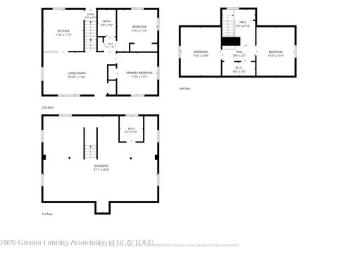 Floorplan - 3216 Young Ave, Lansing, MI 48906 photo 4 of 4