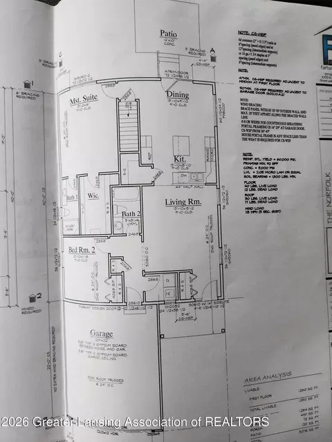 Floorplan - 4185 Presidents Way, Dewitt, MI 48820 photo 1 of 1