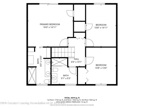 Floorplan - 1200 W Howell Rd, Mason, MI 48854 photo 2 of 4