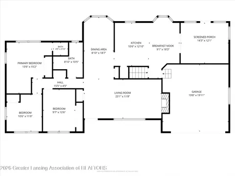 Floorplan - 15157 Pinehurst Dr, Lansing, MI 48906 photo 2 of 2