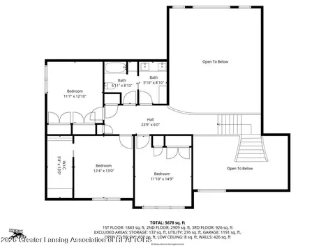 Floorplan - 410 W Spring Meadows Ln, Dewitt, MI 48820 photo 1 of 1
