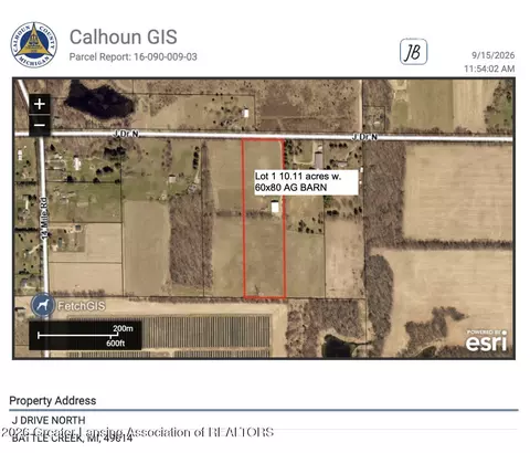 0 Lot 1 J Dr, Battle Creek, MI 49014