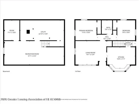 Floorplan - 441 N Roessler St, Monroe, MI 48162 photo 1 of 1