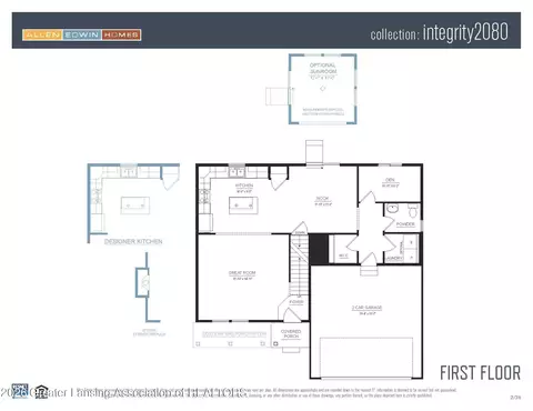 Floorplan - 707 W Windward Way, Perry, MI 48872 photo 1 of 3