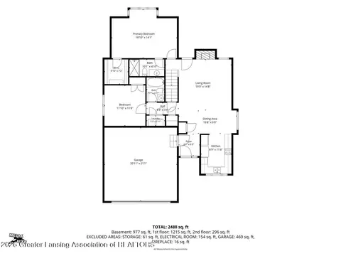 Floorplan - 4101 Presidents Way, Dewitt, MI 48820 photo 2 of 3