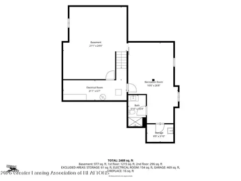Floorplan - 4101 Presidents Way, Dewitt, MI 48820 photo 3 of 3