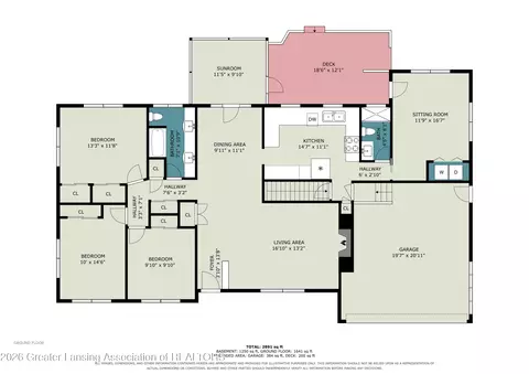 Floorplan - 837 Ellery Ave, Jackson, MI 49202 photo 1 of 3