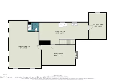 Floorplan - 837 Ellery Ave, Jackson, MI 49202 photo 2 of 3