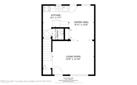 Floorplan - 6305 Beechfield Dr, Lansing, MI 48911 photo 1 of 9