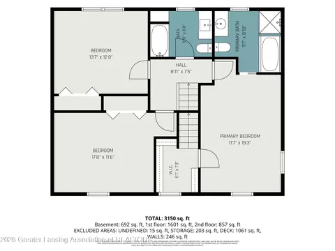 Floorplan - 10450 Corcoran Rd, Haslett, MI 48840 photo 2 of 3