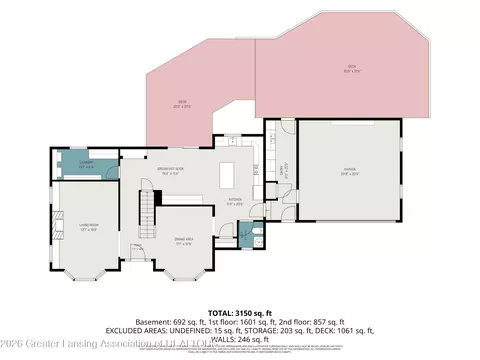 Floorplan - 10450 Corcoran Rd, Haslett, MI 48840 photo 1 of 3