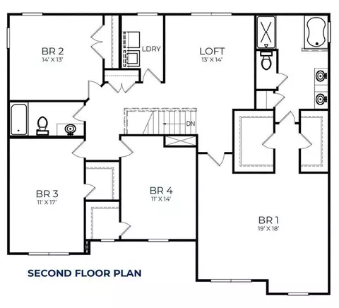 Floorplan - 161 Waterford Ct, Pendleton, IN 46064 photo 2 of 3