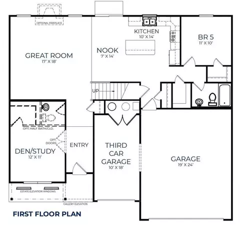 Floorplan - 161 Waterford Ct, Pendleton, IN 46064 photo 1 of 3
