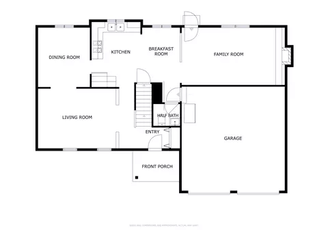 Floorplan - 609 Brentwood Dr E, Plainfield, IN 46168 photo 1 of 3