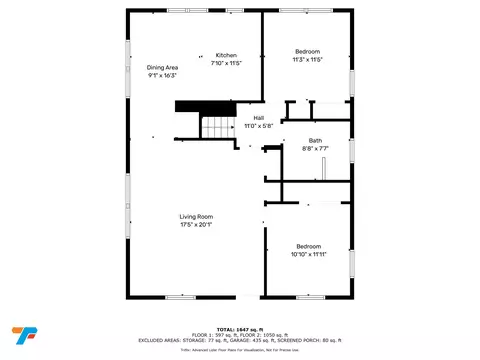 Floorplan - 4231 S 600 E, Waldron, IN 46182 photo 4 of 7