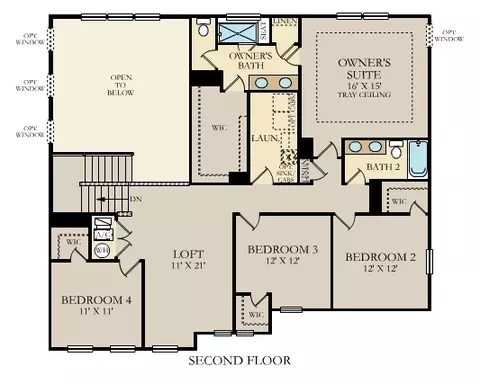 Floorplan - 19872 Shadow Trace Path, Westfield, IN 46074 photo 3 of 4
