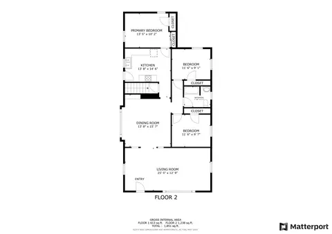 Floorplan - 544 Eastern Ave, Indianapolis, IN 46201 photo 2 of 2