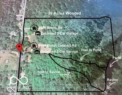 9826 And 4849 Brann And Cunot Cataract Rd, Poland, IN 47868