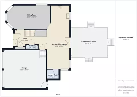 Floorplan - 7721 S 300 W, Pendleton, IN 46064 photo 2 of 3