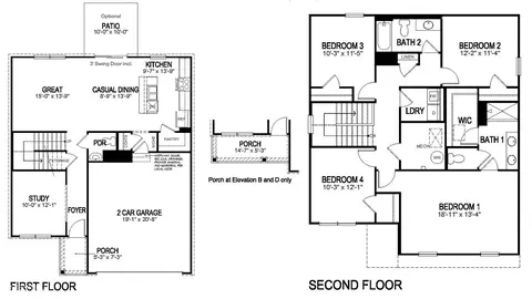 Floorplan - 117 Carrick Glen Blvd, Pendleton, IN 46064 photo 1 of 1