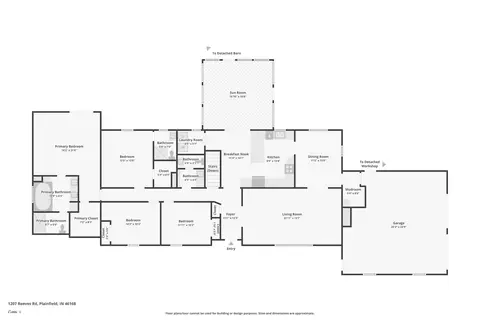 Floorplan - 1207 Reeves Rd, Plainfield, IN 46168 photo 2 of 4