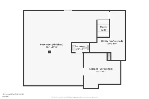 Floorplan - 1207 Reeves Rd, Plainfield, IN 46168 photo 1 of 4