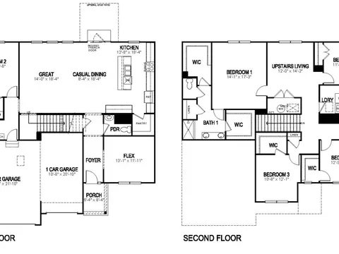 Floorplan - 2310 Pine Valley Dr, Plainfield, IN 46168 photo 1 of 1