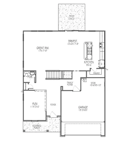 Floorplan - 4820 E Shadowbrook Dr, Camby, IN 46113 photo 1 of 2
