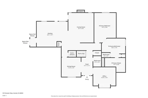 Floorplan - 10 E Senator Way, Carmel, IN 46032 photo 1 of 4