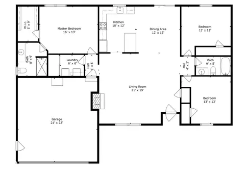 Floorplan - 10402 N State Road 9, Pendleton, IN 46064 photo 1 of 1