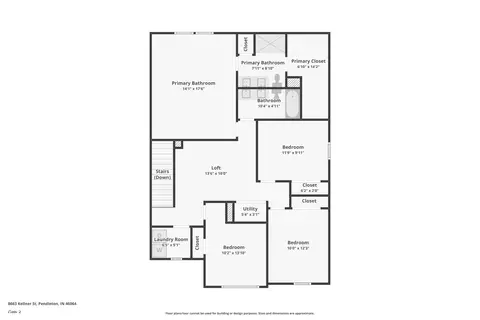 Floorplan - 8663 Kellner St, Pendleton, IN 46064 photo 2 of 2