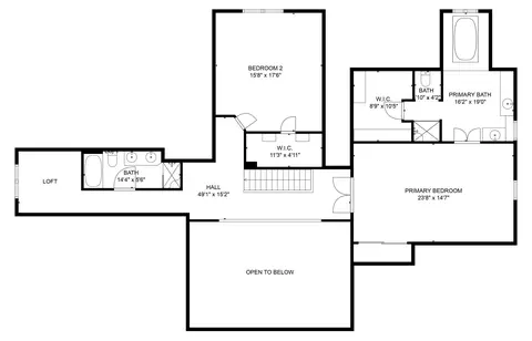 Floorplan - 10602 Fall Rd, Fishers, IN 46037 photo 3 of 4