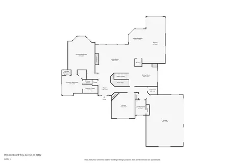 Floorplan - 3585 Windward Way, Carmel, IN 46032 photo 2 of 4